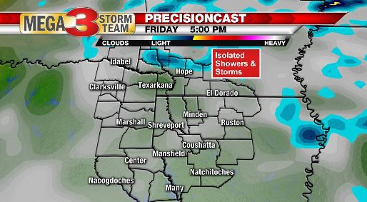 5 PM Friday Forecast